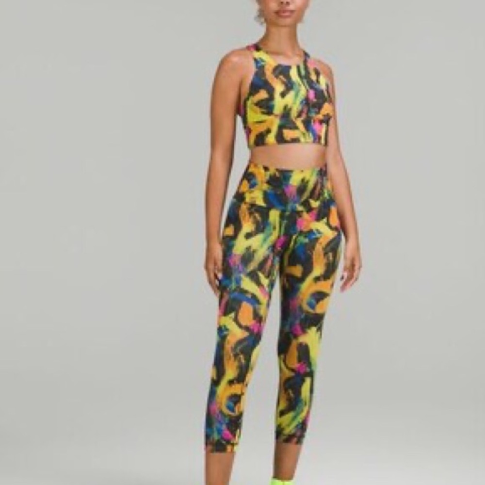 Lululemon Colorful 2pc Yoga Set Workout Small-Medium